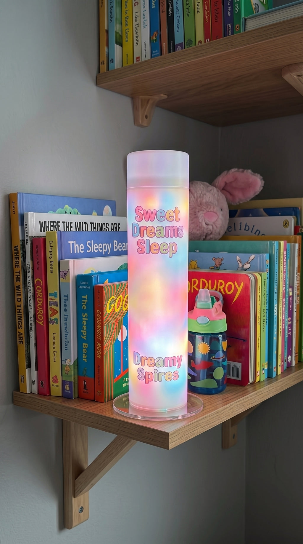 Dreamy Spires Sweet Dreams Night Light – Aurora Glow Lamp