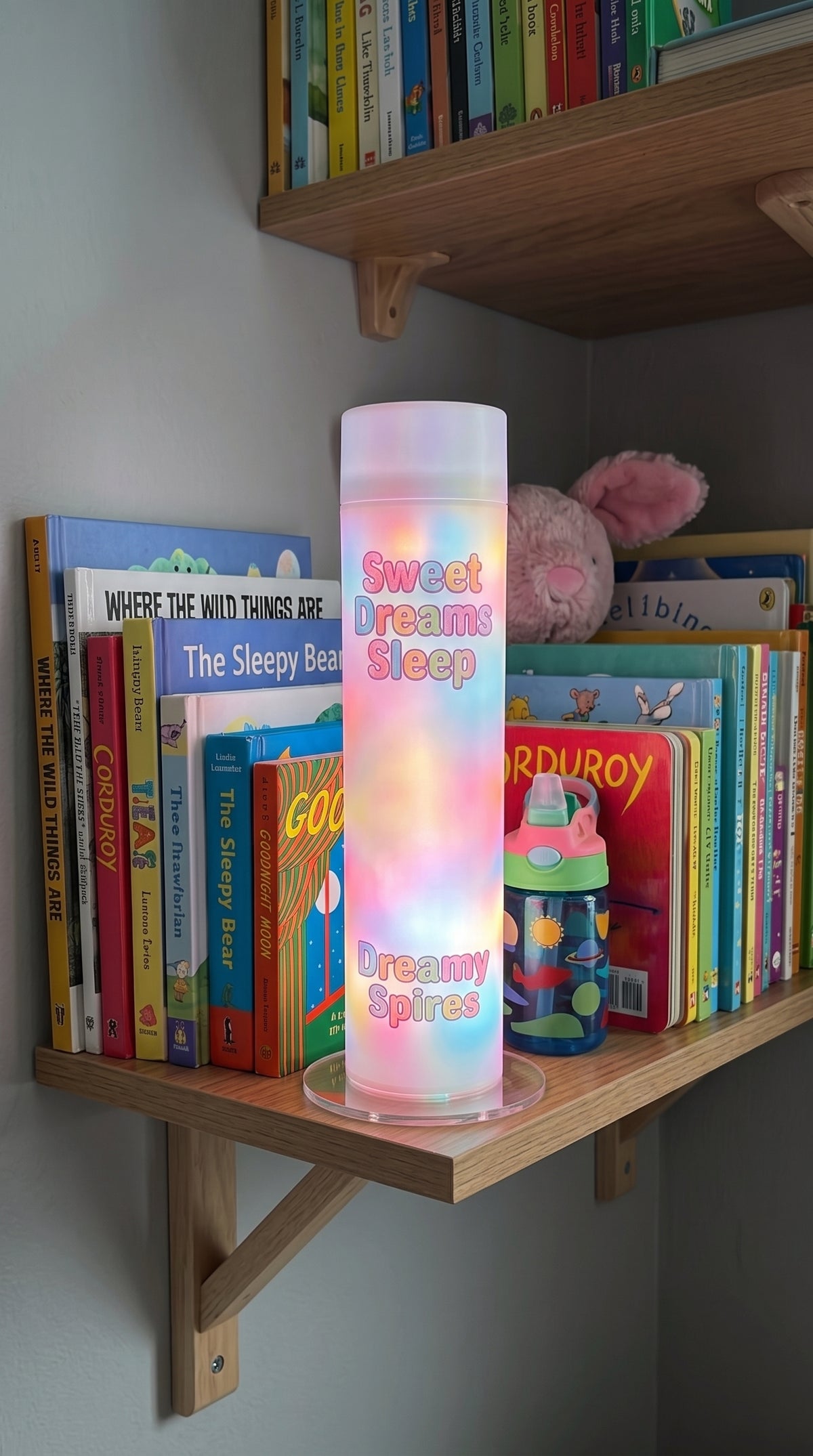 Dreamy Spires Sweet Dreams Night Light – Aurora Glow Lamp