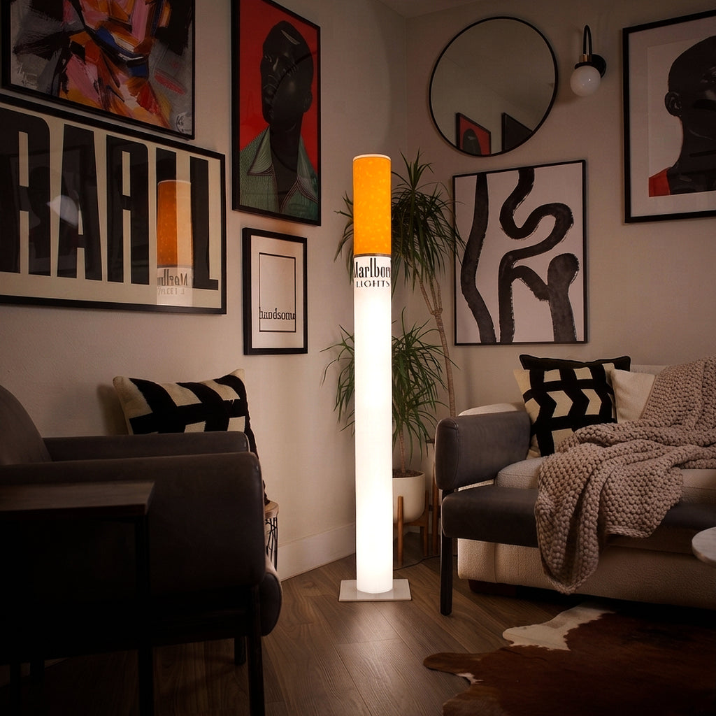 Marlboro Lamp - Cigarette Lamp - Marlboro Cigarette Lamp | Retro LED Floor Lamp