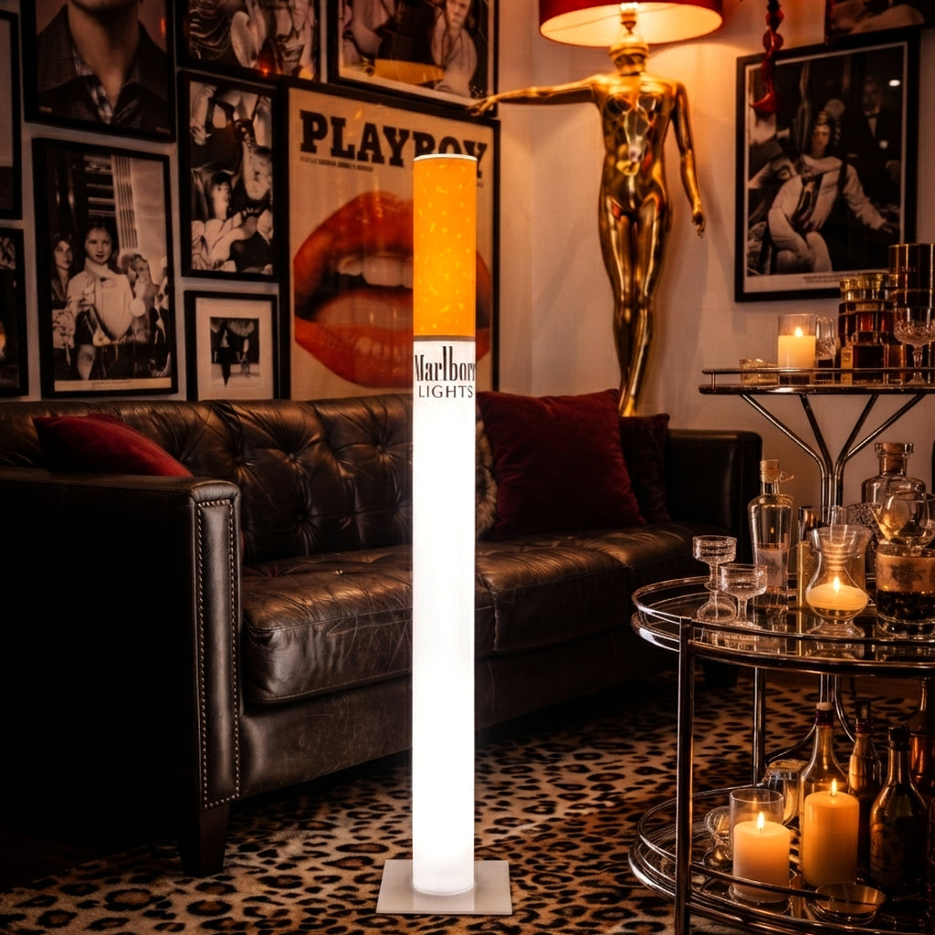 Marlboro Lamp - Cigarette Lamp - Marlboro Cigarette Lamp | Retro LED Floor Lamp